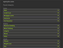 Tablet Screenshot of epoxytv.com